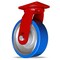 Hamilton Enhanced Precision Super Duty Swivel Caster, 12" x 4" Superlast Polyurethane on Forged Steel Wheel S-EPSD-124SYT - alternate 1