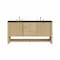 James Martin Vanities Marigot 72" Double Vanity, Sunwashed Oak, w/ 3 CM Phantome Eclos Top D404-V72-SWO-3PHT - alternate 1