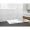 Kingston Brass 60" x 32" Acrylic Double Threshold Shower Base with Right Drain, Glossy White VTSB60324R - alternate 3