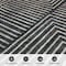World Rug Gallery Distressed Bohemian Stripes Washable Non Slip Runner Rug 2 ft x 8 ft Anthracite WR76ANTHRACITE2X8 - alternate 5