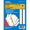 Tabbies 3" ERASBLE WRITE-ON INDEX TABS, BLACK, 3"W - 1/2" TAB EXTENSION, 8 TABS/PACK, 10 PACKS/BOX, 10PK 58909 - alternate 3