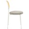 Leisuremod Euston Dining Chair with Velvet Seat and White Steel Frame in Grey ECW17GR - alternate 6