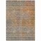Homeroots 5' X 8' Gray Charcoal And Orange Abstract Washable Indoor Outdoor Area Rug 588925 - alternate 5