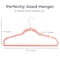 Serenelife Velvet Hangers, Heavy-Duty Non-Slip Clothes Hangers w/ 360 Deg Swivel Hook, Ultra-Slim, Pink, 10PK SLHVELPIK10 - alternate 4