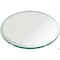 Fab Glass And Mirror 21in in Polish Round Glass Table Top 3/8in Thick Tempered Beveled Edge, Clear, Wall Mirror 21RT10THBETE - alternate 1