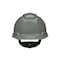 3M SecureFit(TM) Hard Hat, HDPE, 4 Point Ratchet, Type 1, Class G, Type 1, Class E, Gray H-708SFR-UV - alternate 4