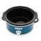 Brentwood Industries Scallop Pattern 4.5 Quart Slow Cooker in Blue SC-140BL - alternate 5