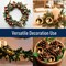 Kings County 4Pcs Christmas Ornaments Set 3in Brass Shatterproof Ornaments for Tree, Wreath GW83T01-01 - alternate 7