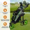 Jovial 3 Wheel Golf Push Pull Cart with Built-in Seat for Relaxation JOVGFST89 - alternate 4