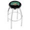 Holland Bar Stool Co 30" Chrome Ohio University Swivel Bar Stool, Accent Ring L8C2C30UnivOH - alternate 1