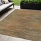 Homeroots 5' X 8' Terra Cotta Brown And Copper Abstract Washable Indoor Outdoor Area Rug 587231 - alternate 1