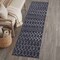 Jonathan Y Leila Moroccan Diamond Trellis Non-Slip Machine-Washable Dark Gray/Ivory 2 ft. x 8 ft. Runner Rug CMR101K-28 - alternate 1