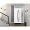 Vdomdoors Steel Door Deux 6500 White Sidelight and Transom Window Stainless Inserts Single Modern Painted-W36 DEUX6500EXD-WS-W36+12 x H80+16-Right-hand Inswing - alternate 5