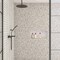 Daltile Pebble Oasis Natural Stone Framed Hexagon Pebble Mosaic 11in x 10in in Tumbled Seashell, 17PK PB44FRMHXPBMSTM - alternate 3