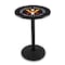 Holland Bar Stool Co 42" Blk Wrinkle Virginia Military Institute Pub Table, 36" dia. Top L214B4236VAMilI - alternate 1
