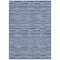 Homeroots 3' X 5' Navy Blue And Denim Blue Striped Washable Indoor Outdoor Area Rug 587908 - alternate 6