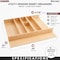 Rev-A-Shelf Drawer Insert, Maple Wood, Natural Maple, 24 in W, 2.88 in H, 22 in D 4WUT-3 - alternate 2