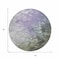 Homeroots 8' Lavender Olive Green And Silver Round Abstract Washable Indoor Outdoor Area Rug 617361 - alternate 4