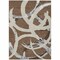 Homeroots 3' X 5' Brown Beige And Gray Abstract Washable Indoor Outdoor Area Rug 599112 - alternate 5