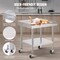 Vevor Stainless Steel Work Table 24"x28" Commercial Food Prep Table W/ 4 Casters SKT710*610J - alternate 3