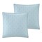 Homeroots Blue Queen Polyester 180 Thread Count Washable Duvet Cover Set 529026 - alternate 5