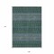 Homeroots 9' X 12' Green Blue And Purple Tribal Washable Indoor Outdoor Area Rug 582564 - alternate 4