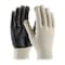 Pip Regular Weight Seamless Knit Cotton/Polyester Glove with PVC Palm Coated Grip, 12PK 36-110PC-BK/L - alternate 1