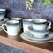 Gibson Elite Spiral Embossed 16 Piece Stoneware Dinnerware Set in Blue 120041.16R - alternate 5