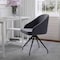 Martha Stewart Sora Upholstered Stationary Office Chair in Gray/Oil Rubbed Bronze CH-222119-GY-BK-MS - alternate 6