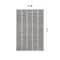 World Rug Gallery Bohemian Stripe Lines Shag Area Rug 4 ft x 6 ft White WR128WHITE4X6 - alternate 5