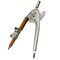 Charles Leonard Ball Bearing Compass with Golf Pencil, Safety Point, 12PK 77365 - alternate 2
