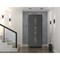 Vdomdoors Front Exterior Prehung Metal-Plastic Door, Manux 8112 Antracite Grey, Office Commercial and Residen MANUX8112EXD-ANT-W36xH80-RH - alternate 3