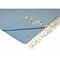 Homeroots 50" X 60" Blue and White Woven Cotton Geometric Throw Blanket with Fringe 516609 - alternate 5