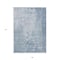 Homeroots 9' X 12' Sky Blue Abstract Washable Indoor Outdoor Area Rug 608254 - alternate 4