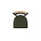 Holland Bar Stool Co Eleanor 36in Swivel Extra Tall Bar Stool, Black Wrinkle Finish, Medium Back and Canter Pine Seat 880 - alternate 6