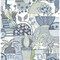 A-Street Prints Fika Blue Blissful Birds and Blooms Wallpaper 4066-26555 - alternate 1