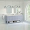 James Martin Vanities Breckenridge 72'' D Vanity, Serenity Blue, w/ Victorian Sil Quartz Top w/FreePower Wireless Charger 330-V72-SRB-FVSL - alternate 10