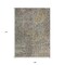 Homeroots 9' X 12' Ivory Gray And Black Abstract Washable Indoor Outdoor Area Rug 596822 - alternate 6
