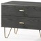 Homeroots 18" Wood Two Drawer Nightstand 473020 - alternate 3