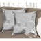 Homeroots Set of Two 18" Gray and Silver Abstract Cowhide Throw Pillows with Glitter, 2PK 544645 - alternate 1