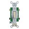 Leviton Wall Switch, 2 hp, Toggle, 30 A, Ivory 3032-2I - alternate 1