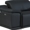 Homeroots Black Italian Leather Power Reclining U Shaped Seven Piece Corner Sectional With Console 476591 - alternate 8