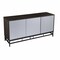 Homeroots Contemporary Grid Lines Three Door Accent Cabinet 401694 - alternate 5