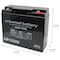 Upg Sealed Lead Acid Battery, 12 V, 22Ah, UB12220, I10 Internal Thread Terminal, AGM Type 40582 - alternate 5