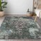 Homeroots 8' X 10' Fern Green And Purple Damask Washable Indoor Outdoor Area Rug 596384 - alternate 7