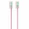 Belkin 7Ft Cat5E Patch Cable, Utp, Pink Pvc Jacket, 24Awg, T568B, 50 Micron,  A3L791-07-PNK - alternate 5