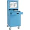 Global Industrial Mobile LCD Computer Cabinet, Blue, Unassembled 239115BL - alternate 1