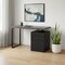 Homeroots 47" Gray and Black Computer Desk With Three Drawers 333512 - alternate 3