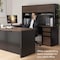 Bestar Connexion L-Shaped Workstation, Antigua/Black 93880-000052 - alternate 4