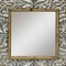 Homeroots 39" Light Brown Wood Square Accent Mirror 632802 - alternate 4